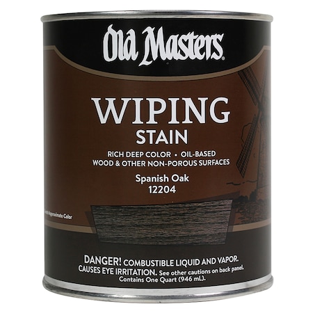Old Masters 1 Qt Spanish Oak Oil-Based Wiping Stain 12204